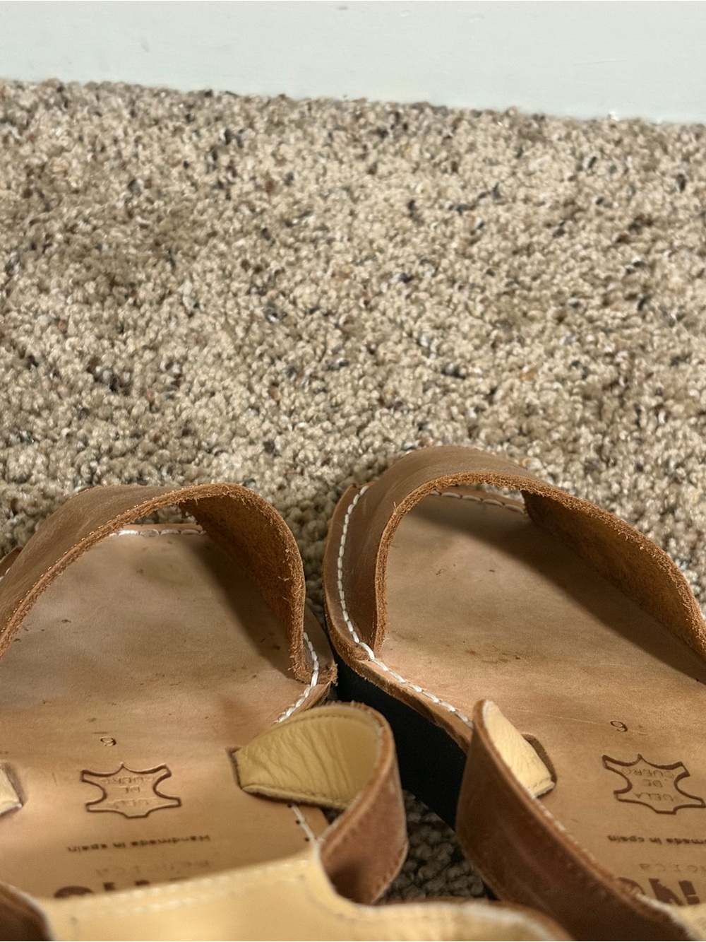 Pons 524 Mediterranean Brown Avarca Sandals Women’s Size 6 - Picture 6 of 7